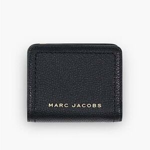 Marc Jacobs Groove mini Compact black leather wallet